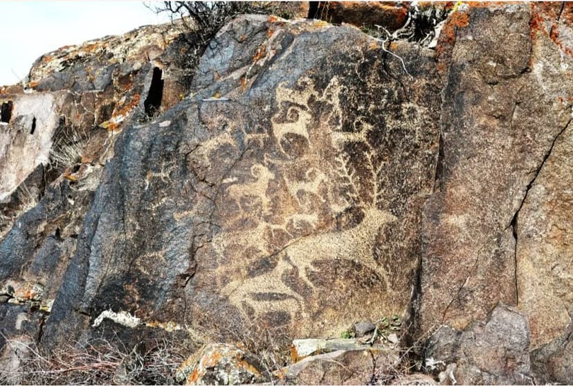 Карта страны Казакстан